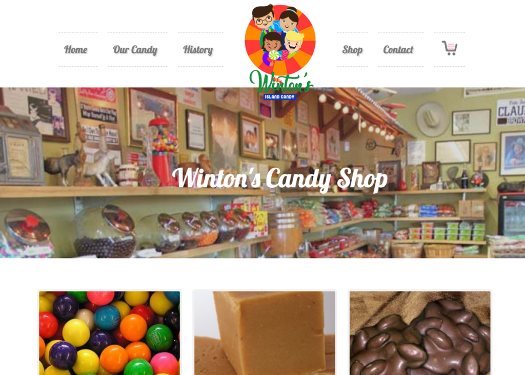 Winton's Candy Website Transformation