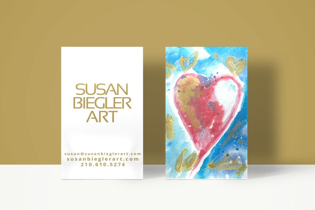 Susan Biegler Art Business Cards